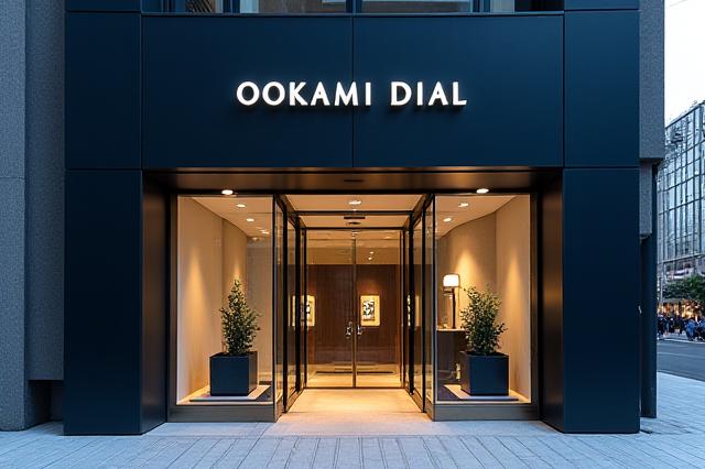 銀座のOokami Dial旗艦店の外観